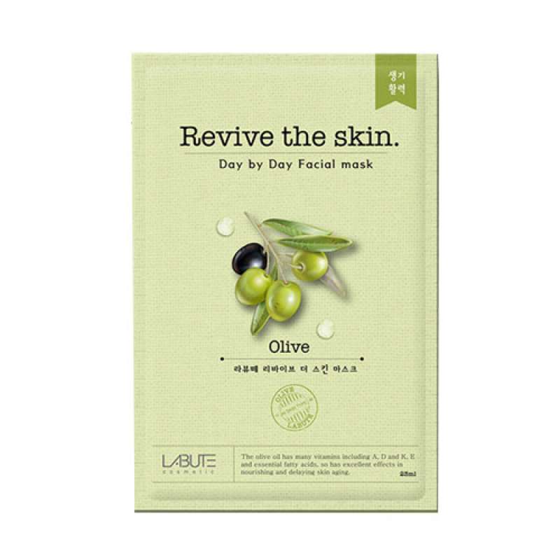 Тканевая маска LABUTE Revive the skin Olive Mask (23 мл) с оливой