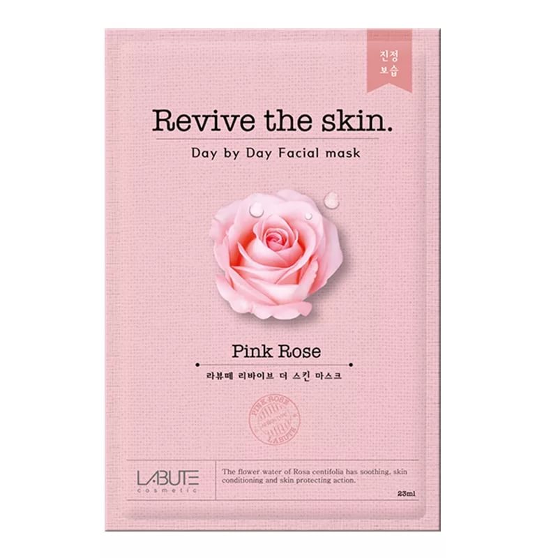 Тканевая маска LABUTE Revive the skin Rose Mask с розой