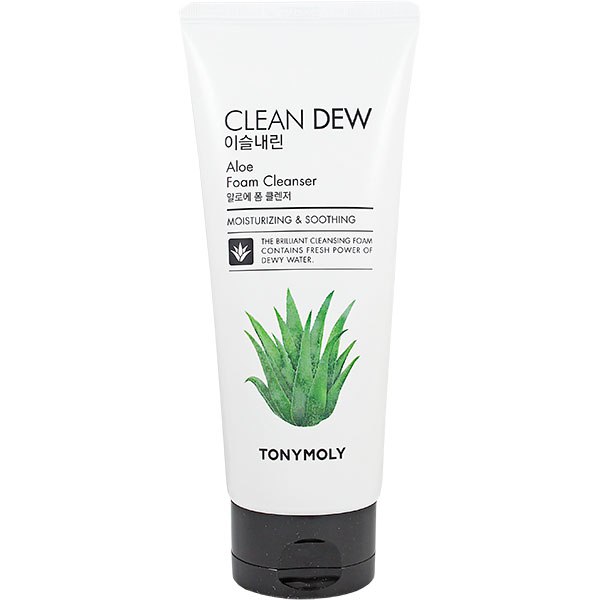 TONY MOLY Clean Dew Aloe Foam Cleanser Пенка для очищения с экстрактом алоэ вера