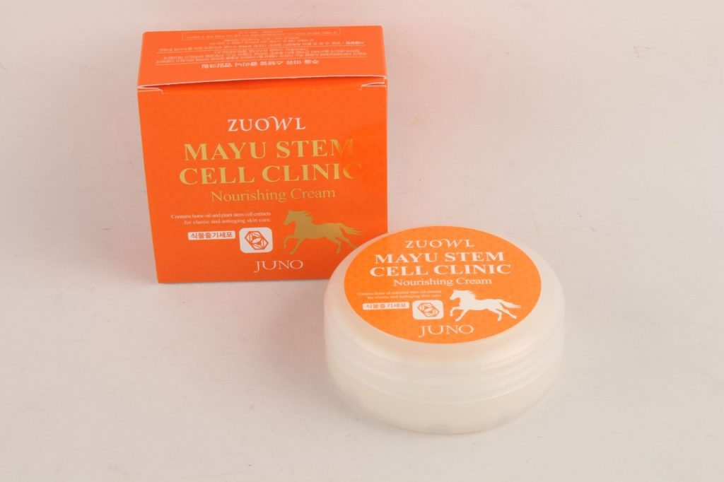 Питательный крем с лошадиным жиром и стволовыми клетками Juno Zuowl Mayu Stem Cell Clinic Nourishing Cream