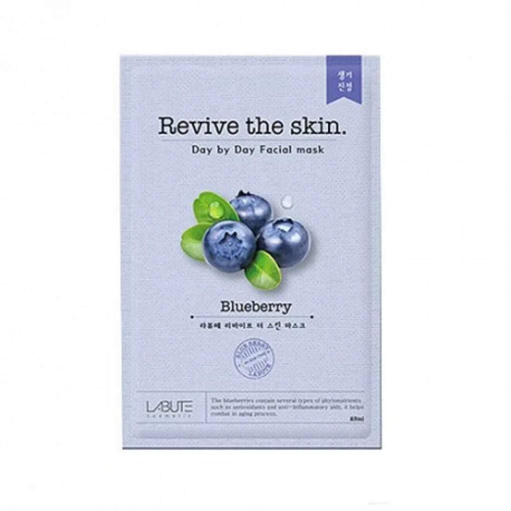 Тканевая маска LABUTE Revive the skin Blueberry Mask (23 мл) с экстрактом голубики