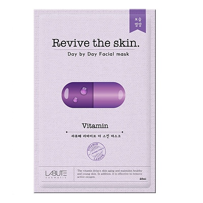 Тканевая маска LABUTE Revive the skin Vitamin Mask с витамином