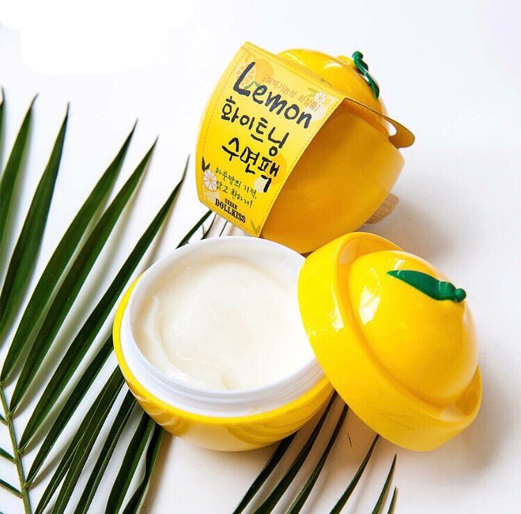 Ночная отбеливающая маска с экстрактом лимона Baviphat Urban Dollkiss Lemon Whitening Sleeping Pack