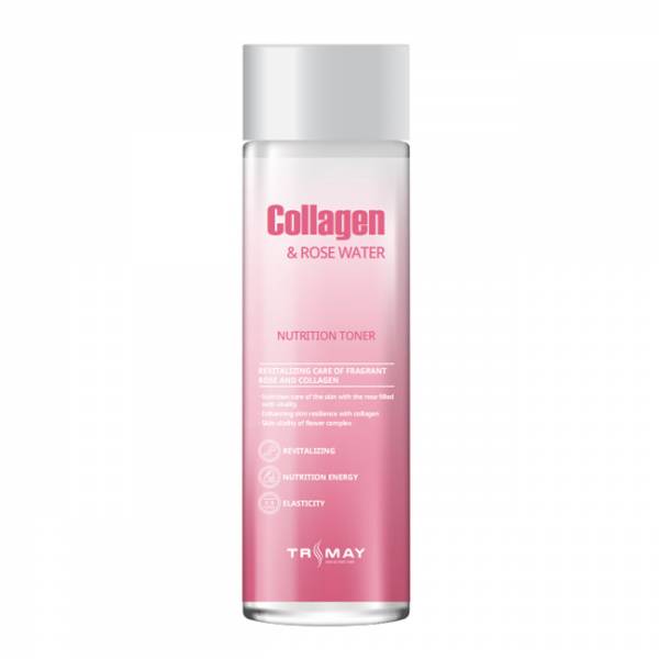 Питательный тонер с коллагеном и розовой водой Trimay Collagen & Rose Water Nutrition Toner