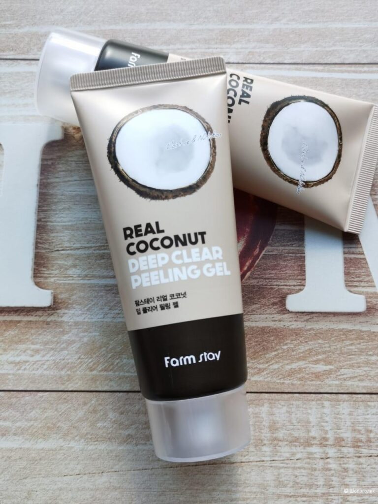 Пилинг-гель с экстрактом кокоса Farm Stay Real Deep Clear Peeling Gel
