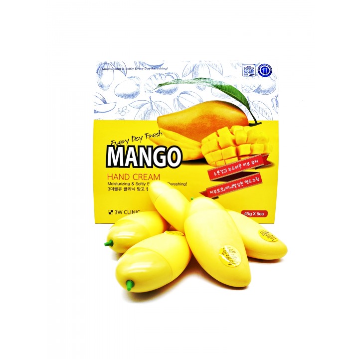 3w clinic крем для рук с экстрактом манго