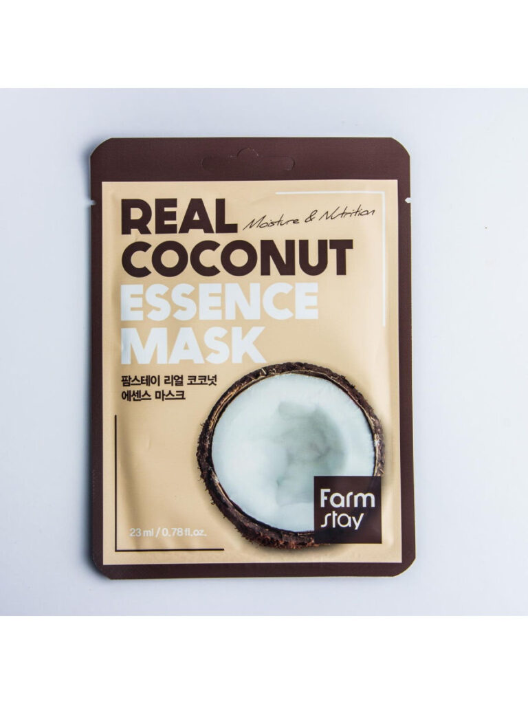 FARM STAY Тканевая маска для лица с экстрактом кокоса Real Coconut Essence Mask 23мл