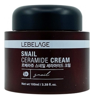 LEBELAGE Крем для лица с муцином улитки и церамидами Snail Ceramide Cream 100мл
