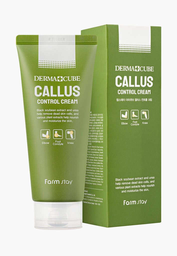 Крем против сухой и грубой кожи локтей и коленок Farm Stay Derma Cube Callus Control Cream
