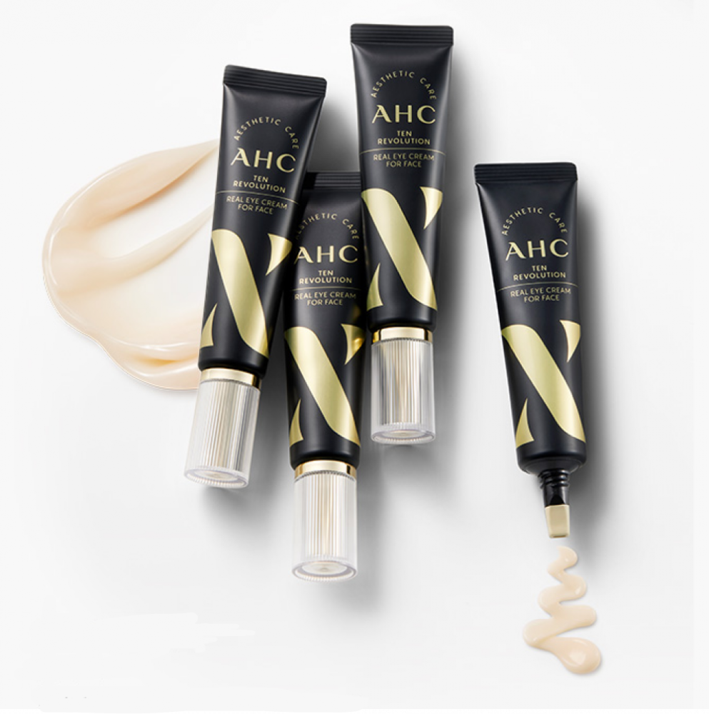 Антивозрастной крем для век с эффектом лифтинга AHC Ten Revolution Real Eye Cream For Face 12 ml