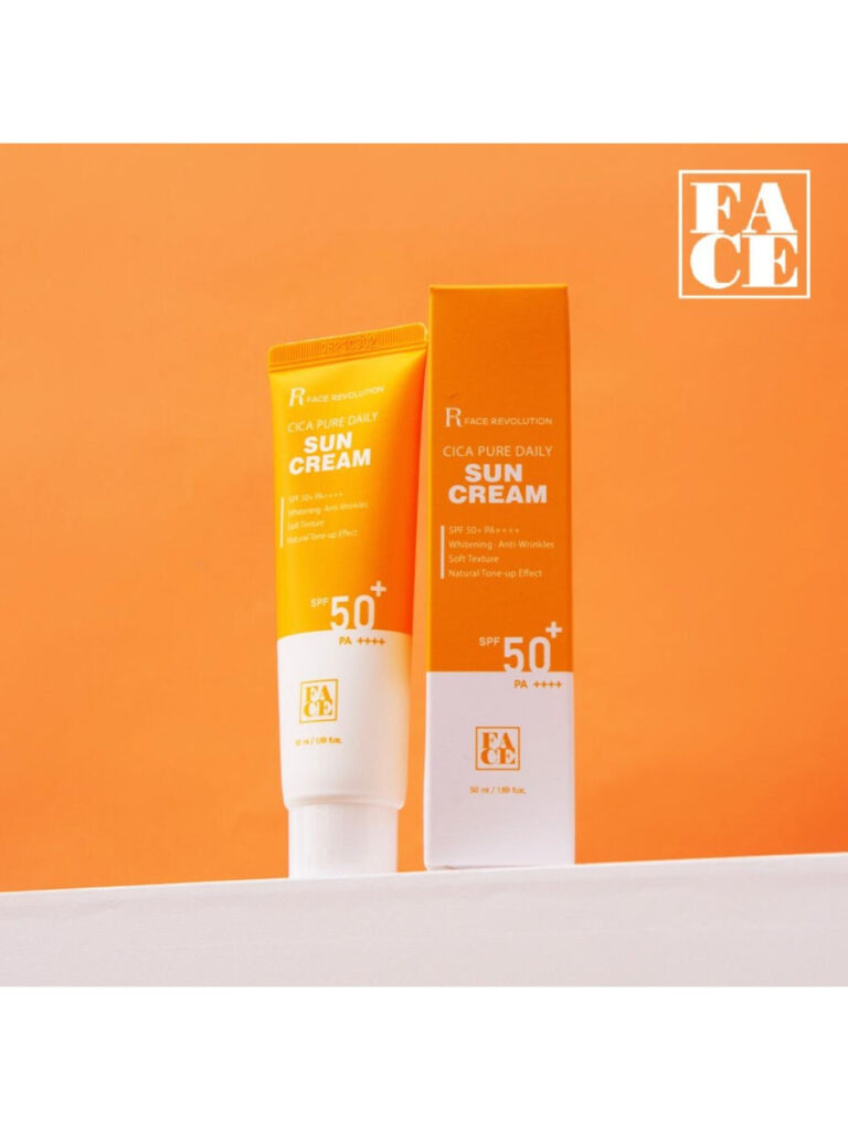 Солнцезащитный крем для проблемной кожи Face Revolution Cica Pure Daily Sun Cream SPF50+ PA++++
