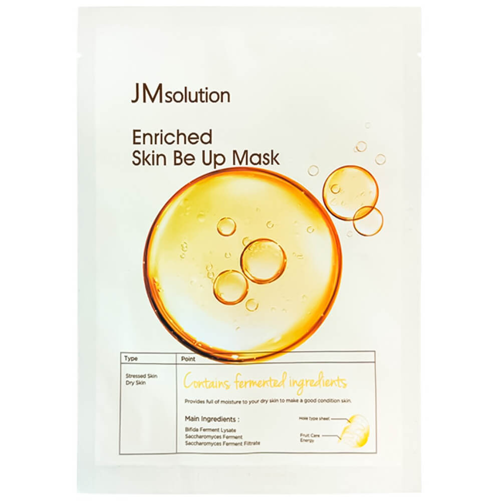 Тканевая маска с лизатом бифидобактерий JMsolution Enriched Skin Be Up Mask