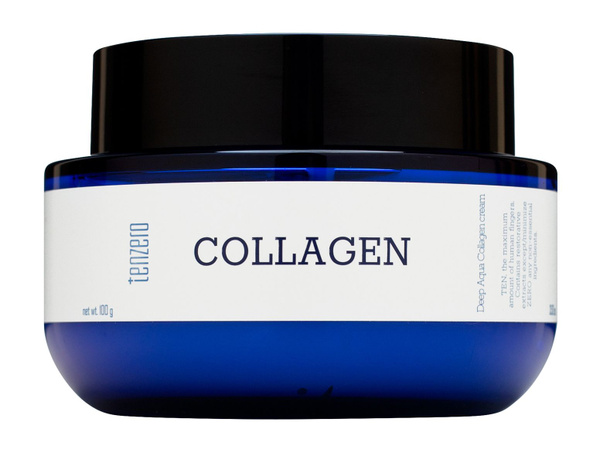 TENZERO Увлажняющий крем для лица, шеи и зоны декольте с коллагеном Deep Aqua Collagen Cream 100г