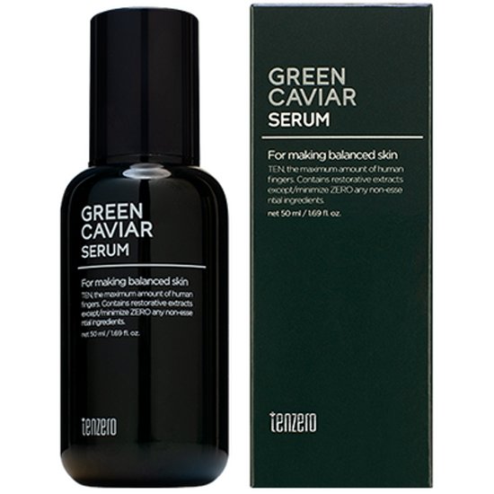 TENZERO Сыворотка для лица с экстрактом морского винограда Green Caviar Serum 50мл
