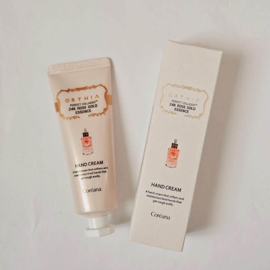 Coreana 24K Gold Rose Ampoule Hand Cream Ампульный крем для рук с экстрактом розы и 24-каратного золота