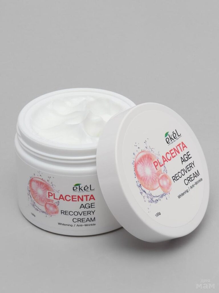 Ekel Крем для лица ампульный с экстрактом биоплаценты / Ample Intensive Cream Placenta, 100 мл