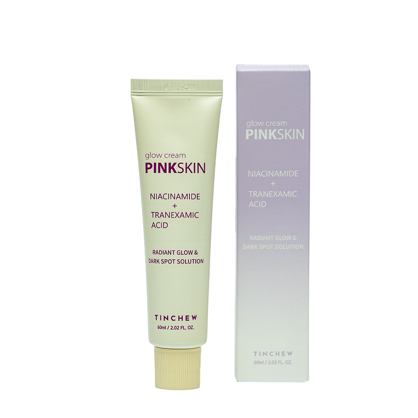 TINCHEW Крем для лица с ниацинамидом и транексамовой кислотой с эффектом GLOW, 60 мл