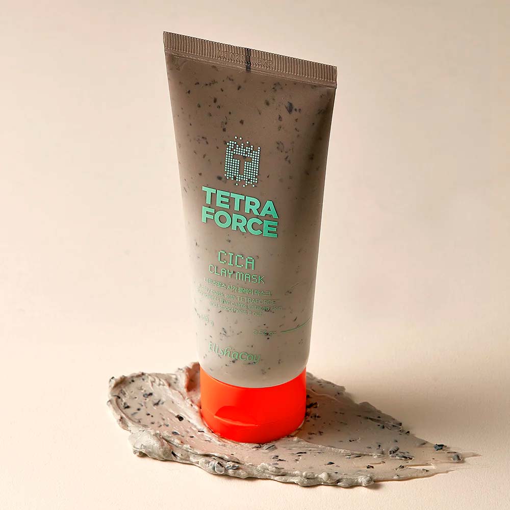 Очищающая глиняная маска с экстрактом чайного дерева ElishaCoy Tetraforce Cica Clay Mask 100 г